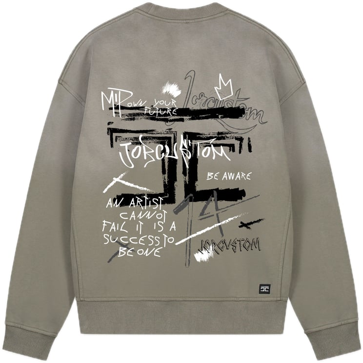 JORCUSTOM Artist Sun Sweater VintageGreen