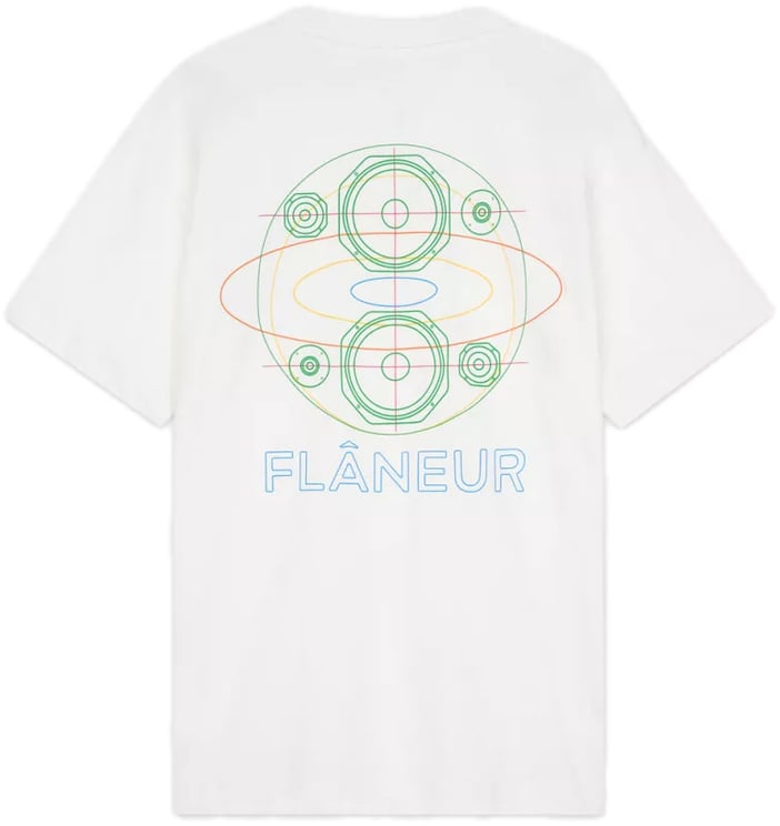 FLÂNEUR t-shirt wit log