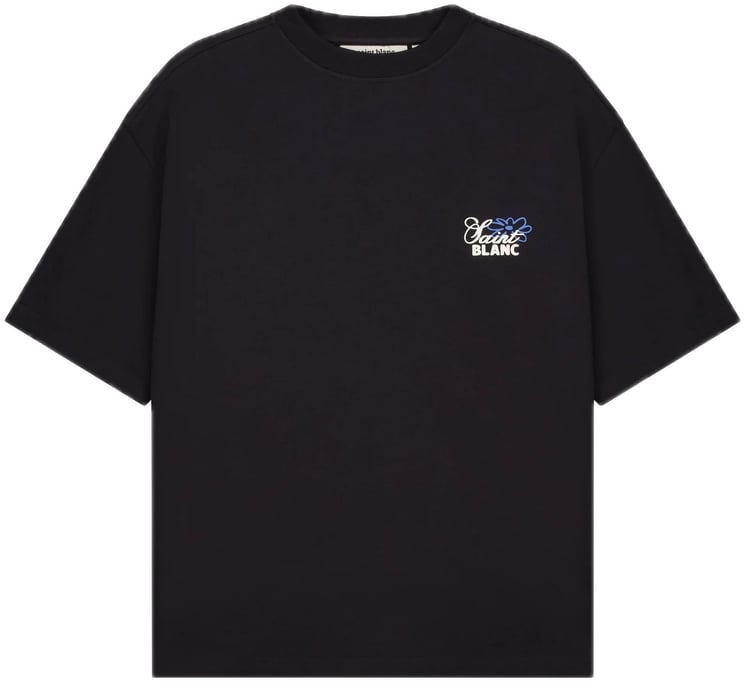 Saint Blanc Flower T-Shirt Caviar
