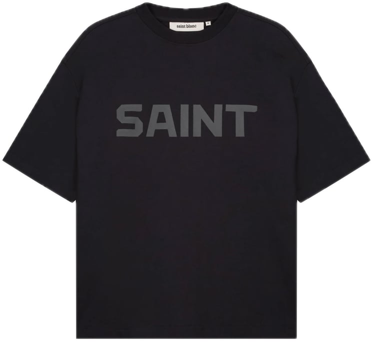 Saint Blanc Bold Logo T-Shirt Caviar