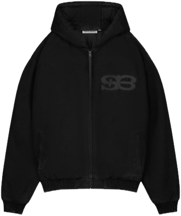 Saint Blanc Studio Denim Bomber Jacket