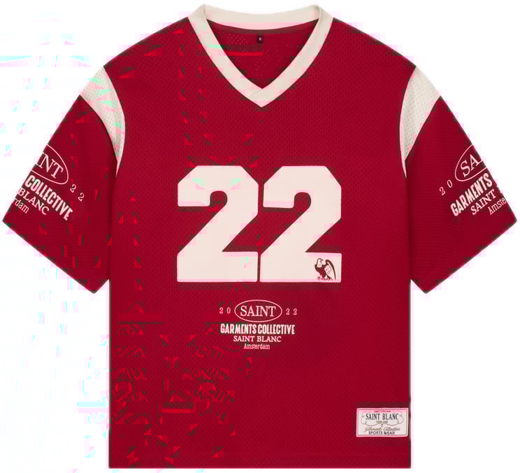 Saint Blanc Collective Jersey Oxblood Red