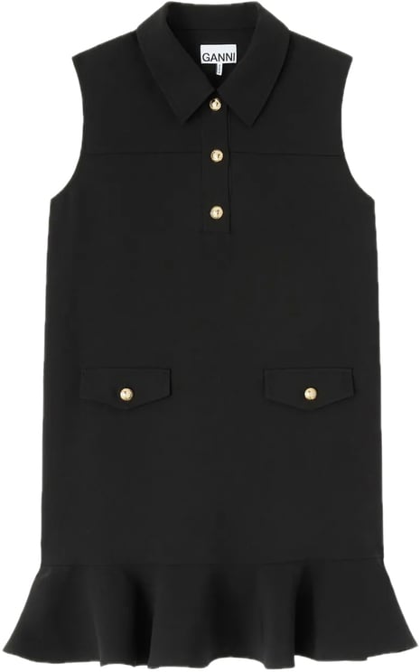 Ganni dress black