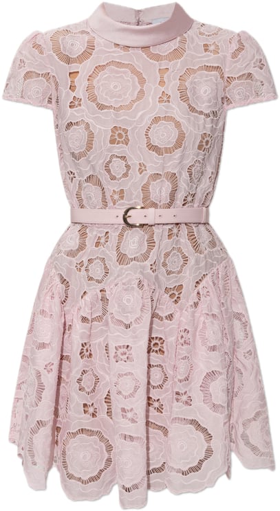 Self-Portrait dress pink