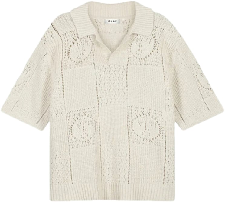 ØLÅF polo knit beige