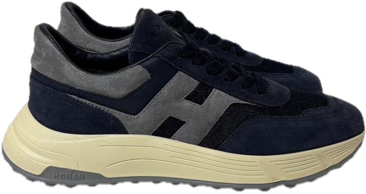 HOGAN Sneaker suede navy Hyperlight