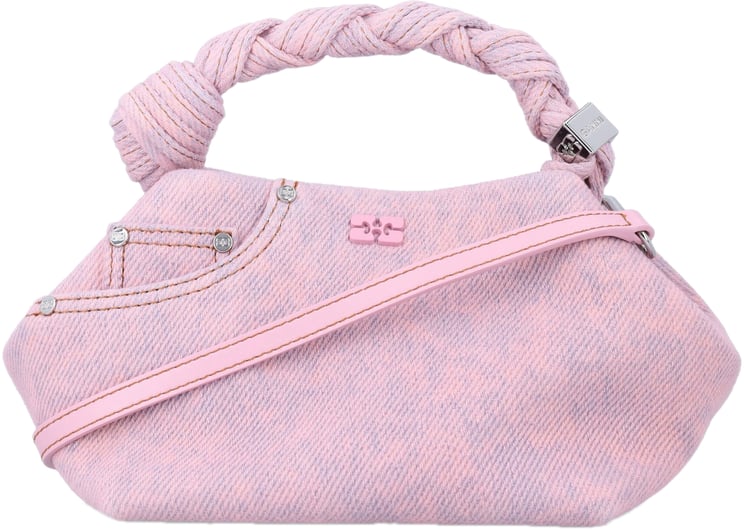 Ganni bag pink jeans