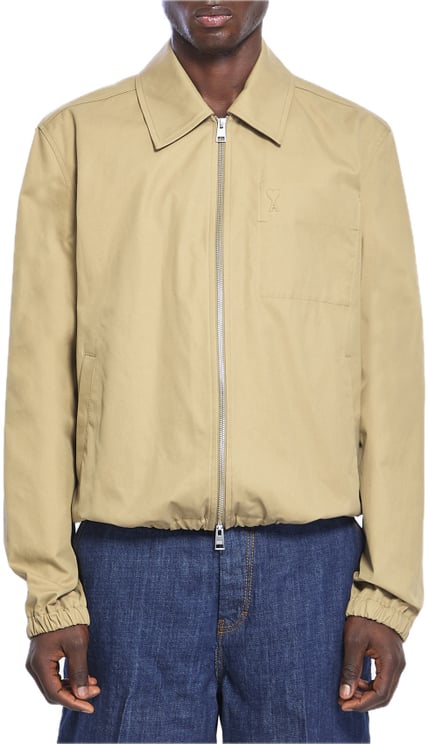 AMI Paris bomber katoen beige