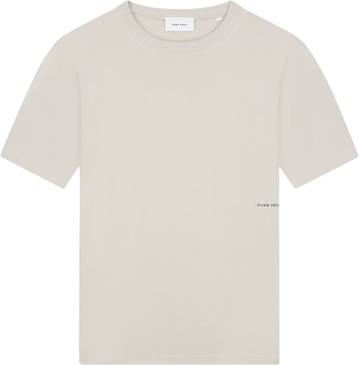 Pure Path Sideline Wordmark T-shirt Sand