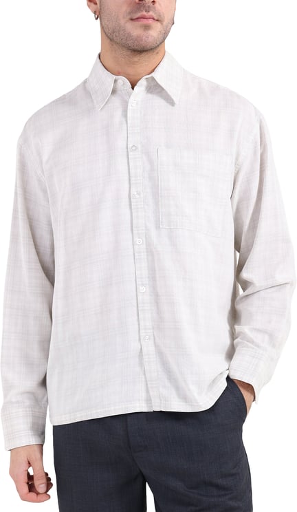 ØLÅF shirt check off white