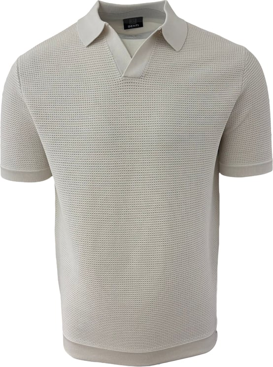 Genti Polo no buttons off-white