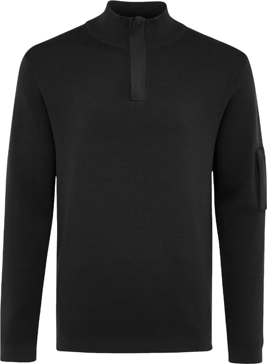 Genti zippullover zwart