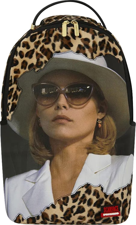 Sprayground Scarface Elvira Leopard Backpack