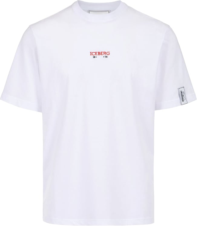 Iceberg T-shirt White Backprint