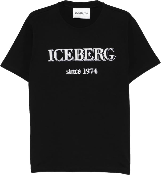 Iceberg Logo T-shirt Black