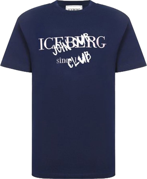 Iceberg T-shirt Navy/Pink