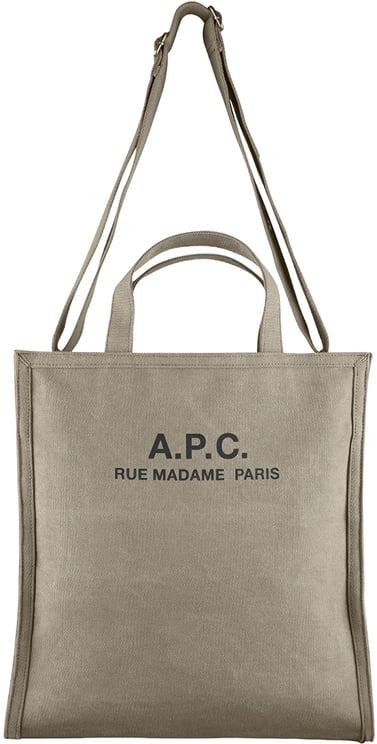 A.P.C. Tote bag Cabas Recuperation khaki