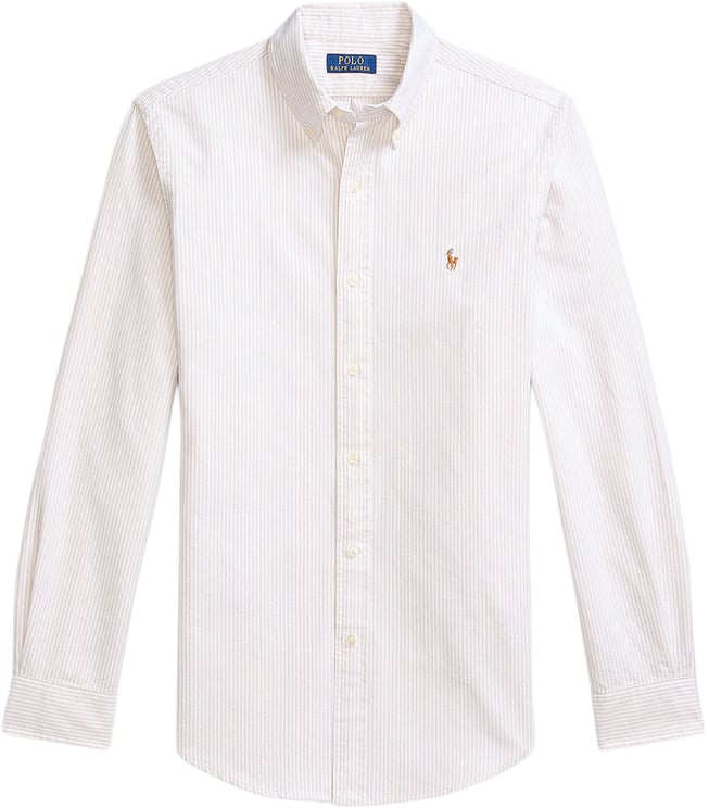 Ralph Lauren Overhemd beige/wit