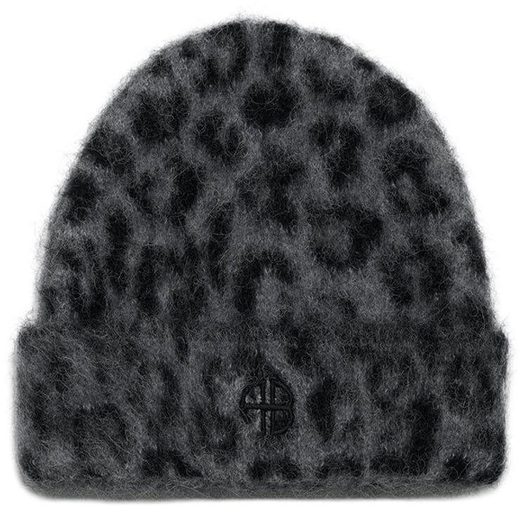Anine Bing muts leopard grijs
