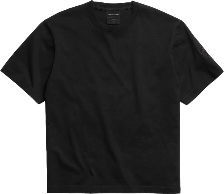 Canada Goose t-shirt zwart badge