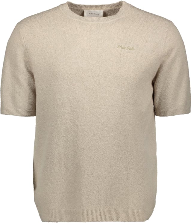 Pure Path Bouclé Knit T-shirt