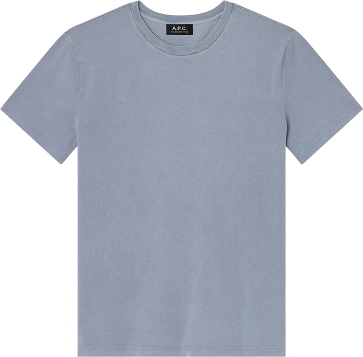 A.P.C. T-shirt Printemps blauw