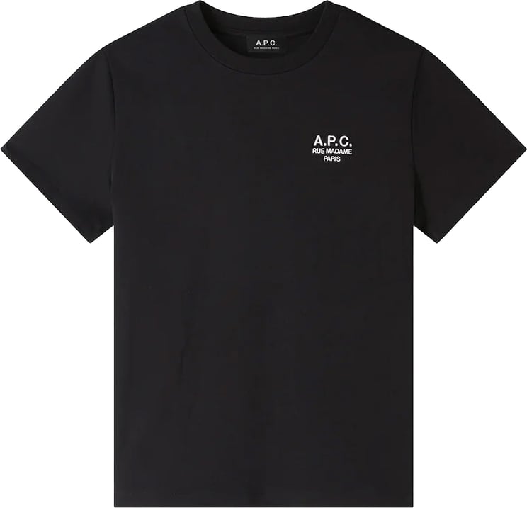 A.P.C. T-shirt rue madame zwart