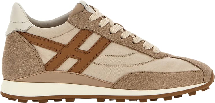 HOGAN Sneaker bruin/beige