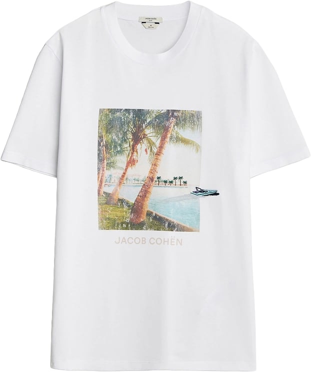 Jacob Cohen t-shirt wit logo