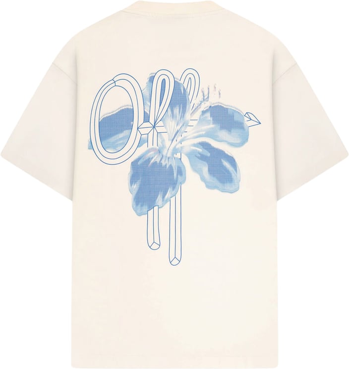 OFF THE PITCH Corsage Loose Fit Tee Off white
