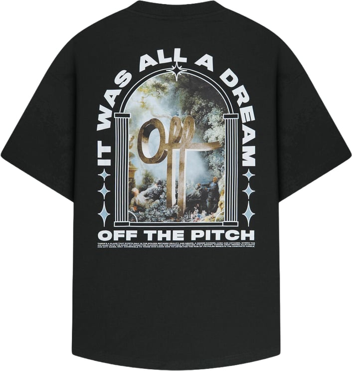OFF THE PITCH Passage Oversized Fit Tee Black