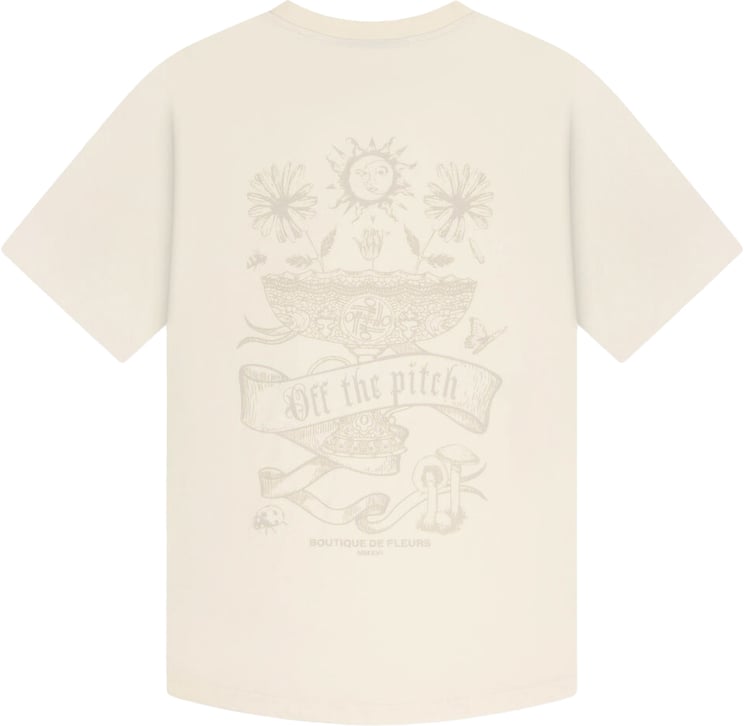 OFF THE PITCH Botanic Slim Fit Tee Offwhite
