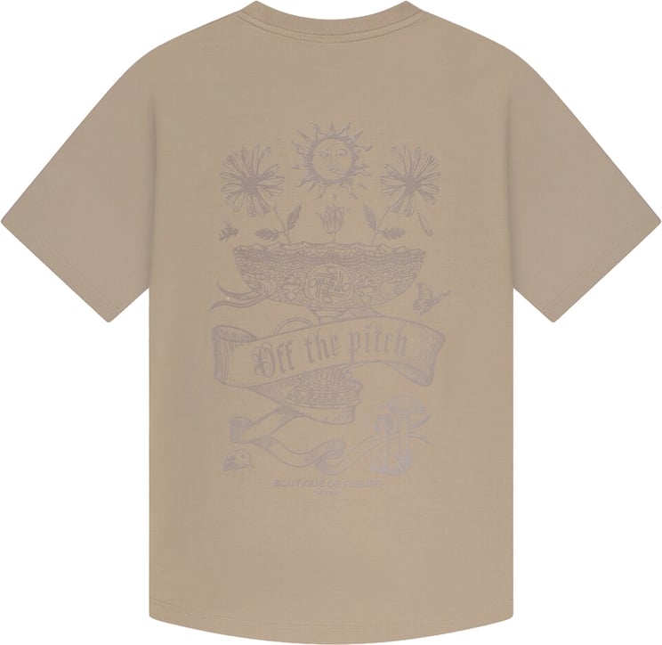 OFF THE PITCH Botanic Slim Fit Tee Sand