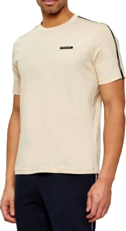 EA7 Logo Tape T-shirt Fog