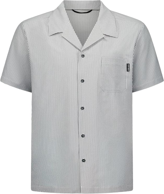 Airforce Seesucker Polo Shirt