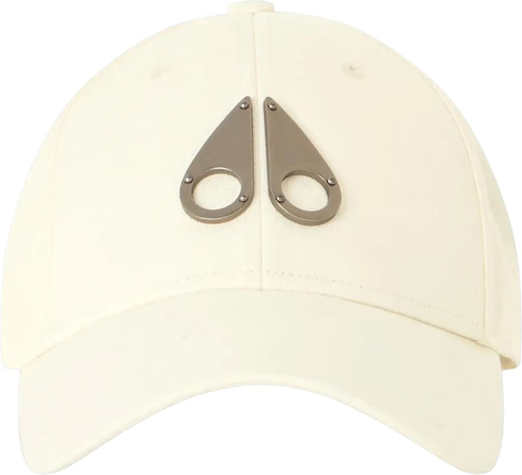 Moose Knuckles Logo Icon Cap Alabaster