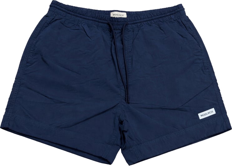 Woolrich Solid Swim Short Melton Blue