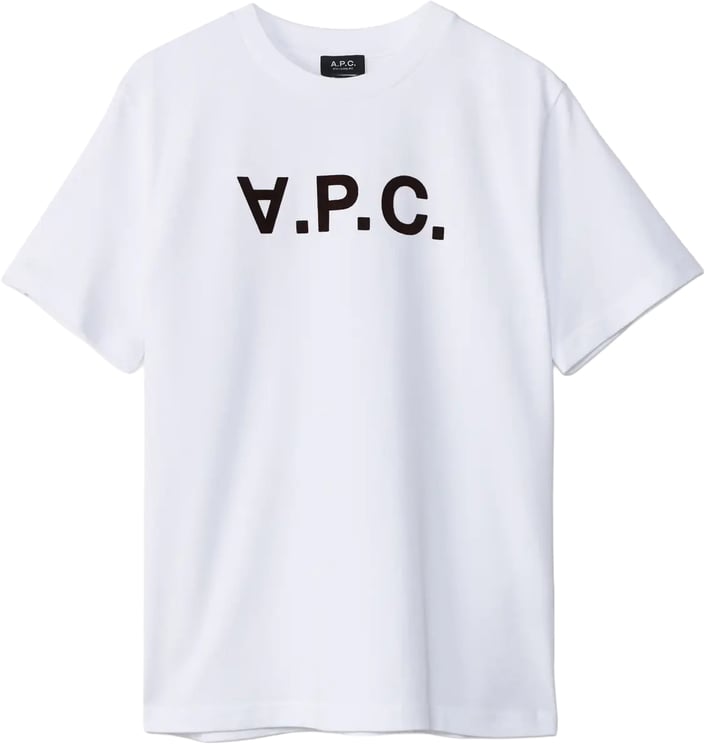 A.P.C. t-shirt wit logo bruin
