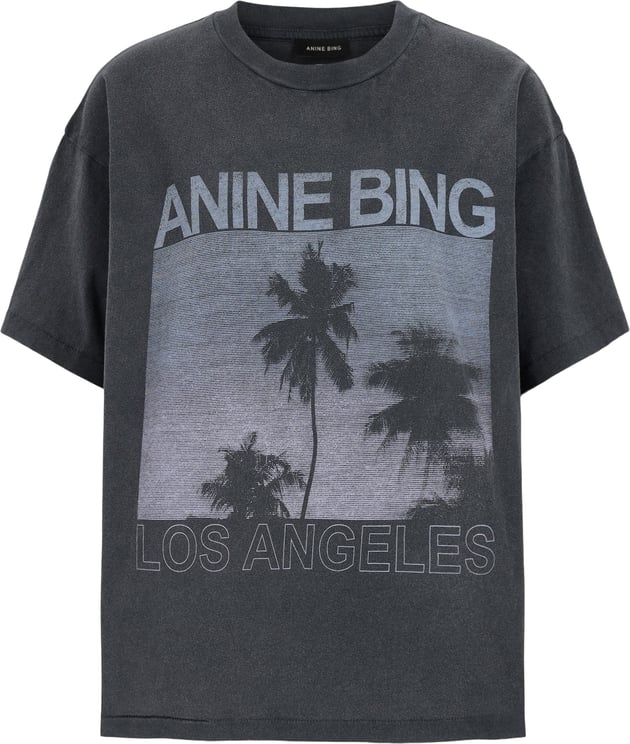 Anine Bing t-shirt grijs print
