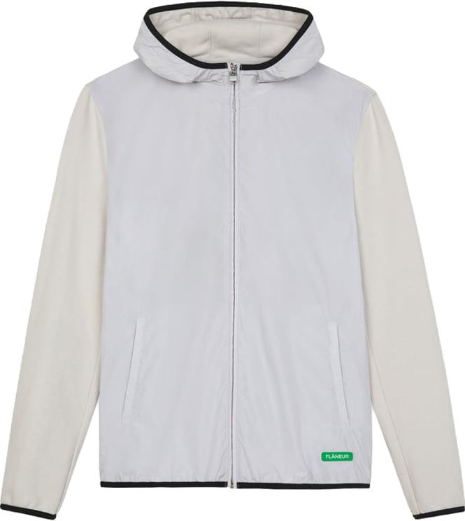 FLÂNEUR technical zip up grijs