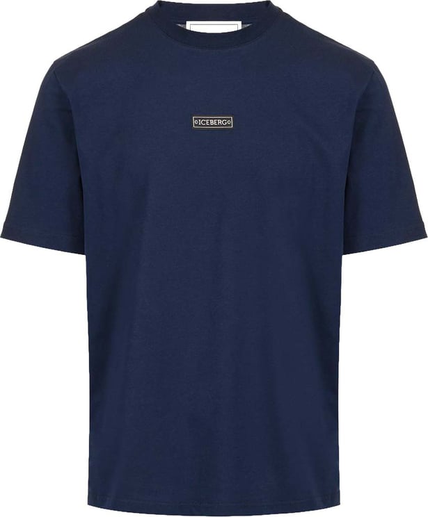 Iceberg T-shirt Navy Backprint