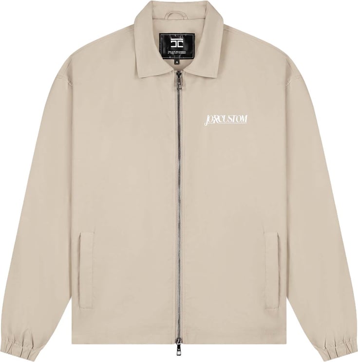 JORCUSTOM Script Coach Jacket Taupe