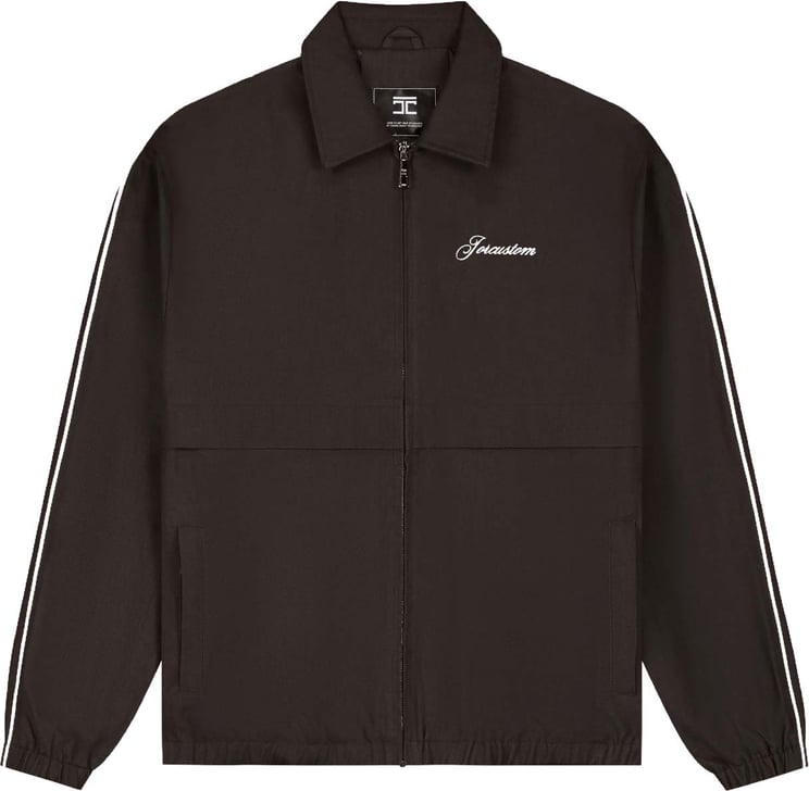 JORCUSTOM Script Tracksuit Jacket Brown