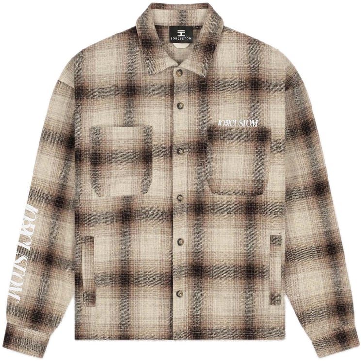 JORCUSTOM Flannel Jacket Brown