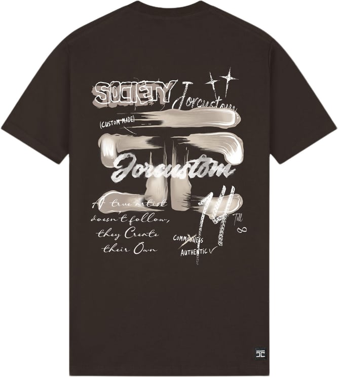 JORCUSTOM ArtistTwo Slim Fit T-Shirt Brown