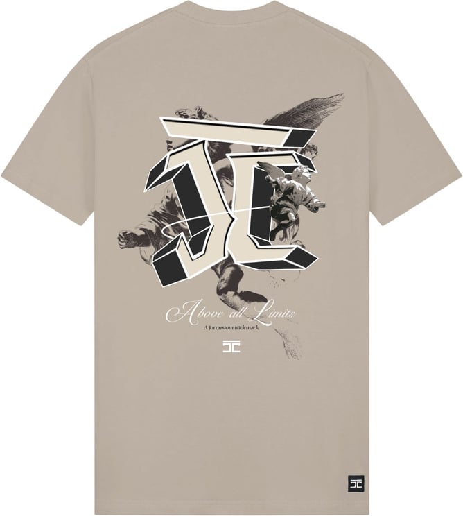 JORCUSTOM AboveAll Slim Fit T-Shirt Taupe