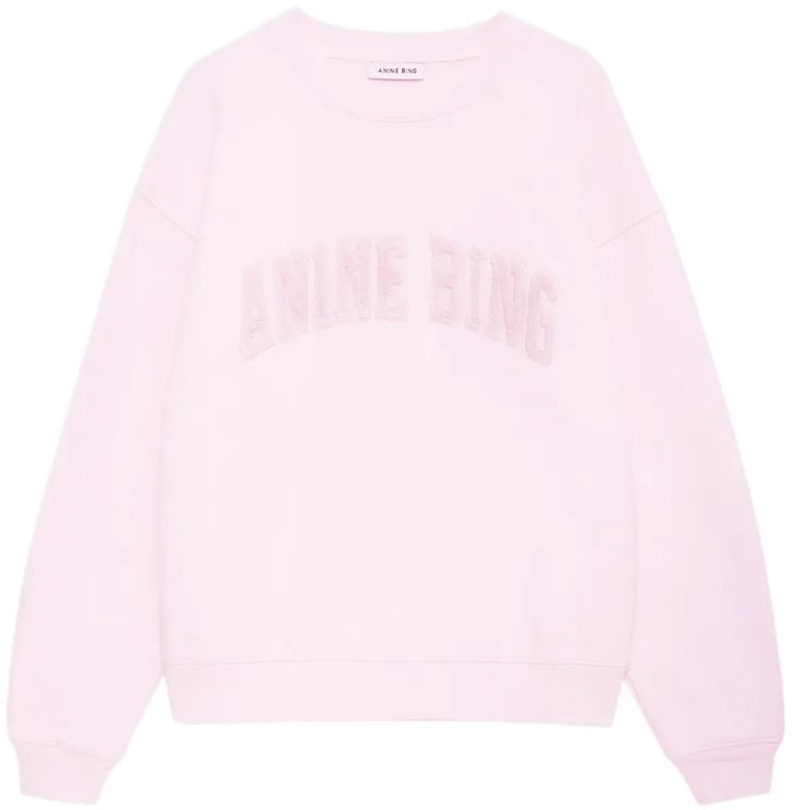 Anine Bing sweater roze met logo