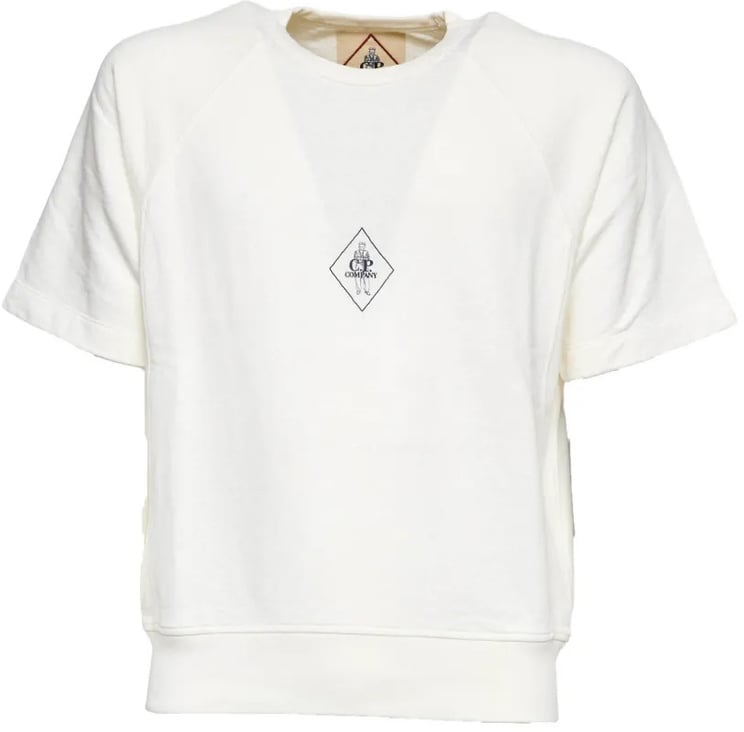 CP Company t-shirt sweatstof wit