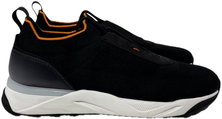 Santoni sneaker Flin zwart