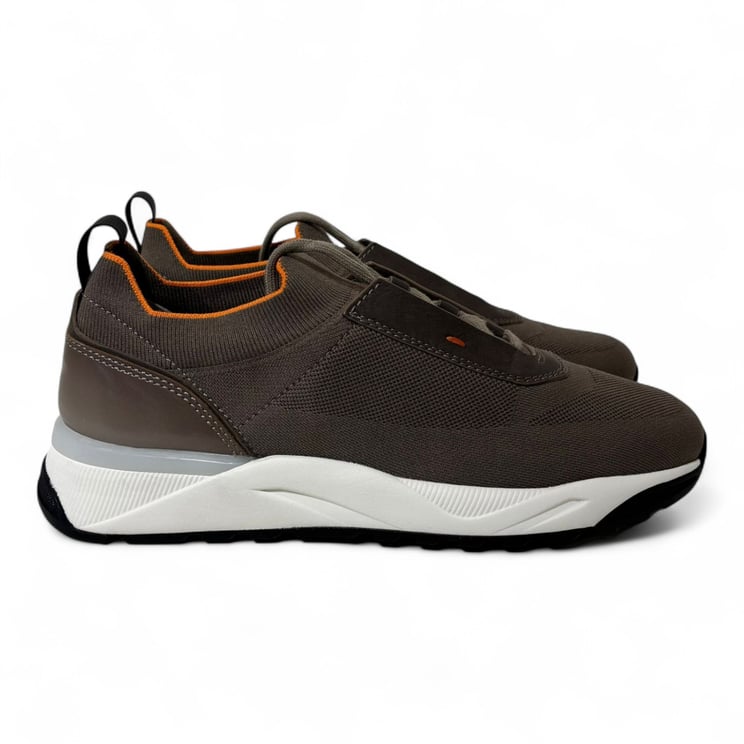 Santoni sneaker Flin bruin